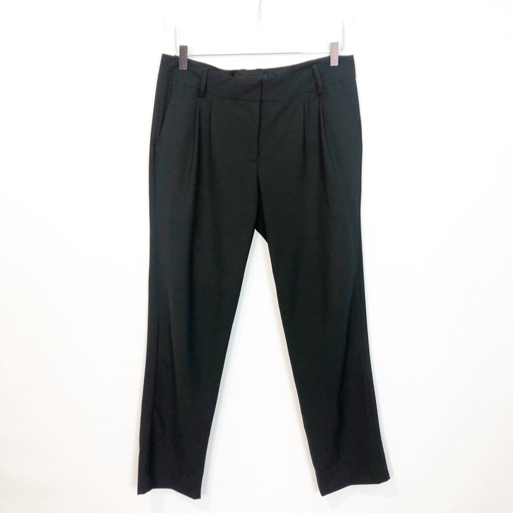 Elizabeth & James Black High Rise Wool Trousers 6
